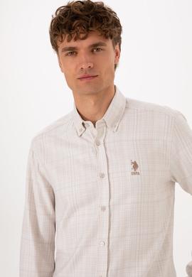 Erkek Krem Uzun Kollu Gömlek - 50316640014