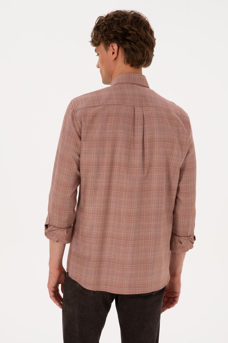 Erkek Bakır Uzun Kollu Gömlek - 50316640007