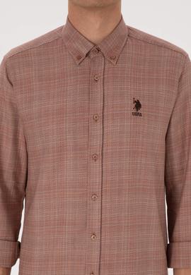 Erkek Bakır Uzun Kollu Gömlek - 50316640007