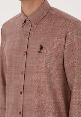 Erkek Bakır Uzun Kollu Gömlek - 50316640007