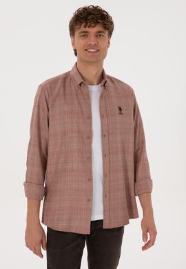 Erkek Bakır Uzun Kollu Gömlek - 50316640007