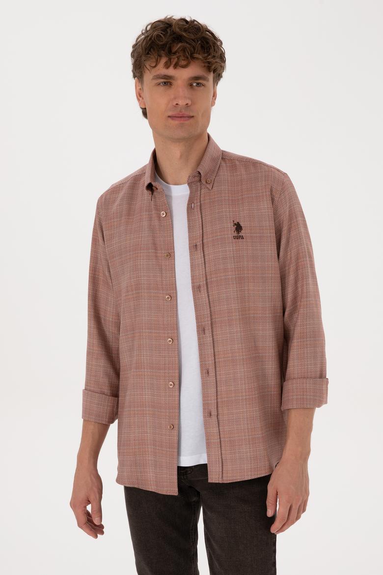 Erkek Bakır Uzun Kollu Gömlek - 50316640007