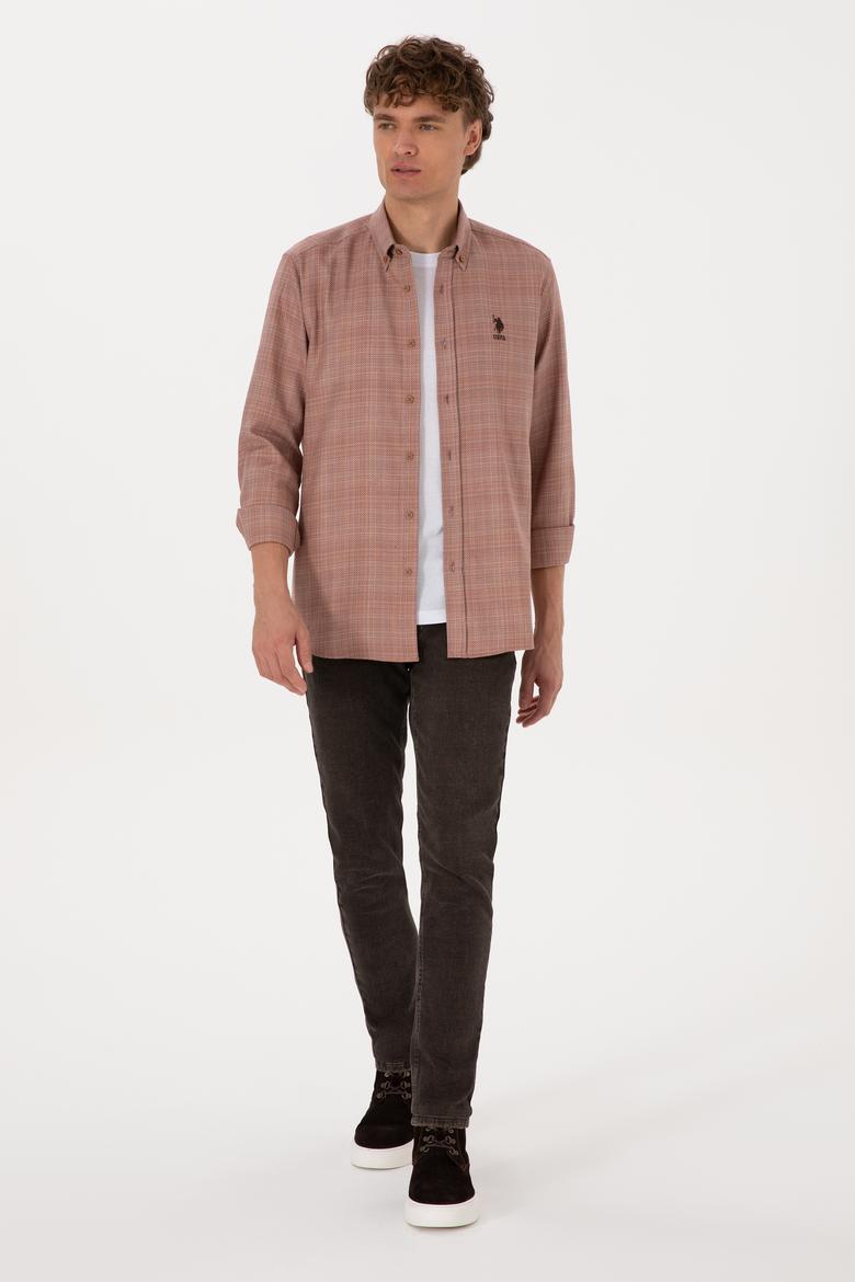 Erkek Bakır Uzun Kollu Gömlek - 50316640007