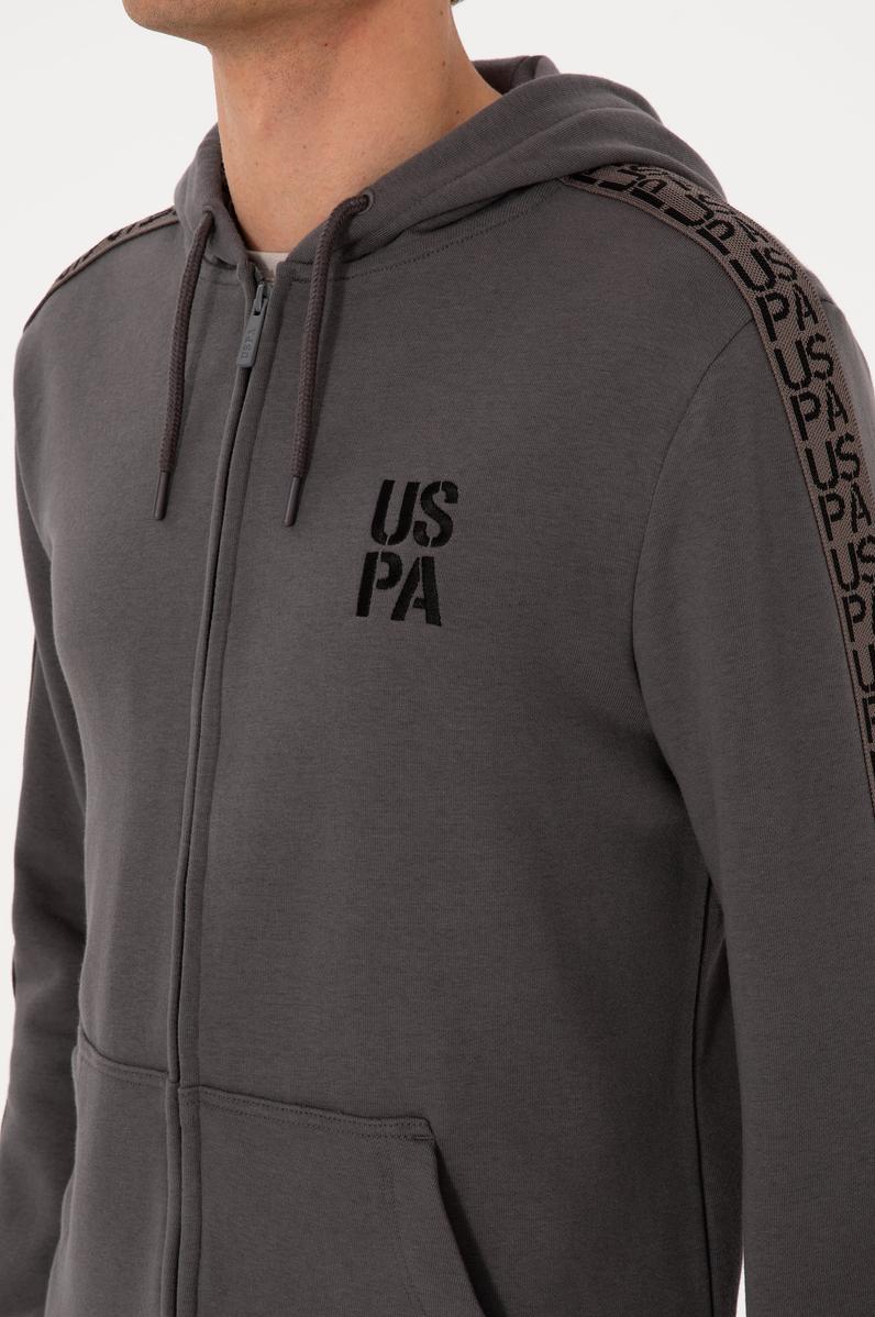 Erkek Gri Örme Hırka