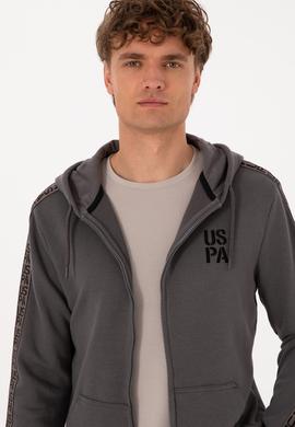 Erkek Gri Örme Hırka - 50315808026