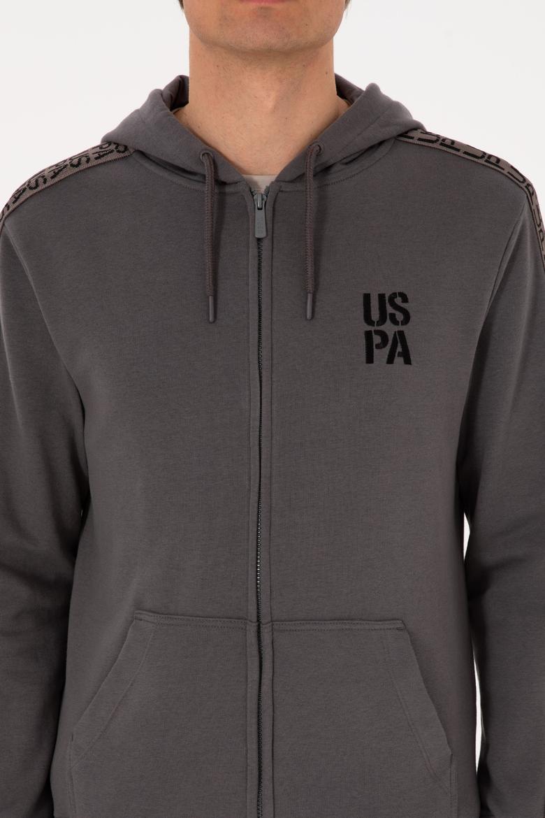 Erkek Gri Örme Hırka - 50315808026