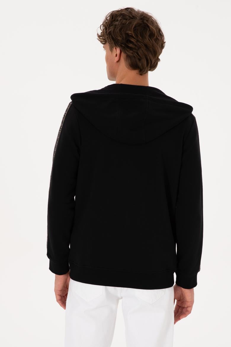 Erkek Siyah Örme Hırka - 50315808011