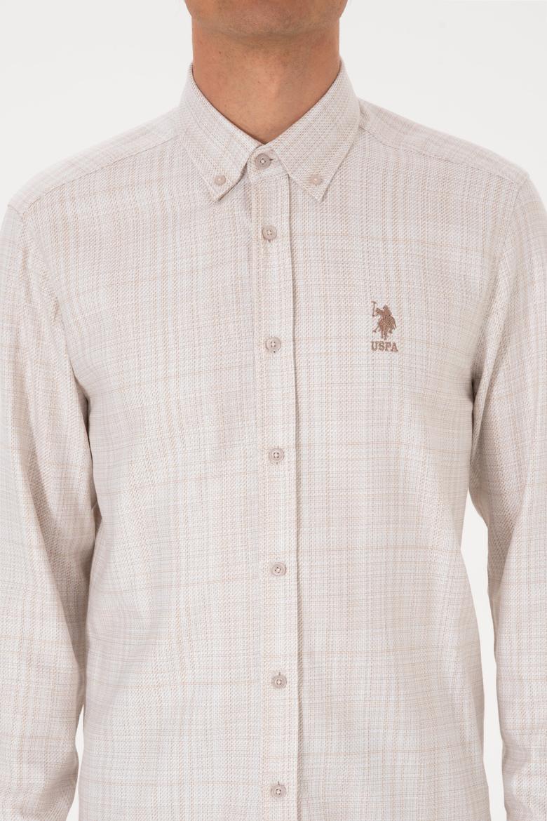 Erkek Krem Uzun Kollu Gömlek - 50316640014