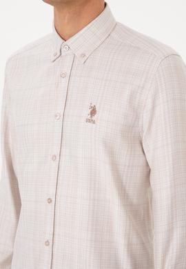 Erkek Krem Uzun Kollu Gömlek - 50316640014