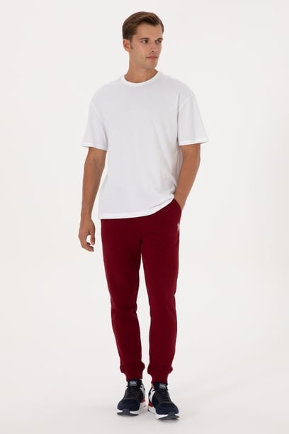 Erkek Bordo Eşofman Altı