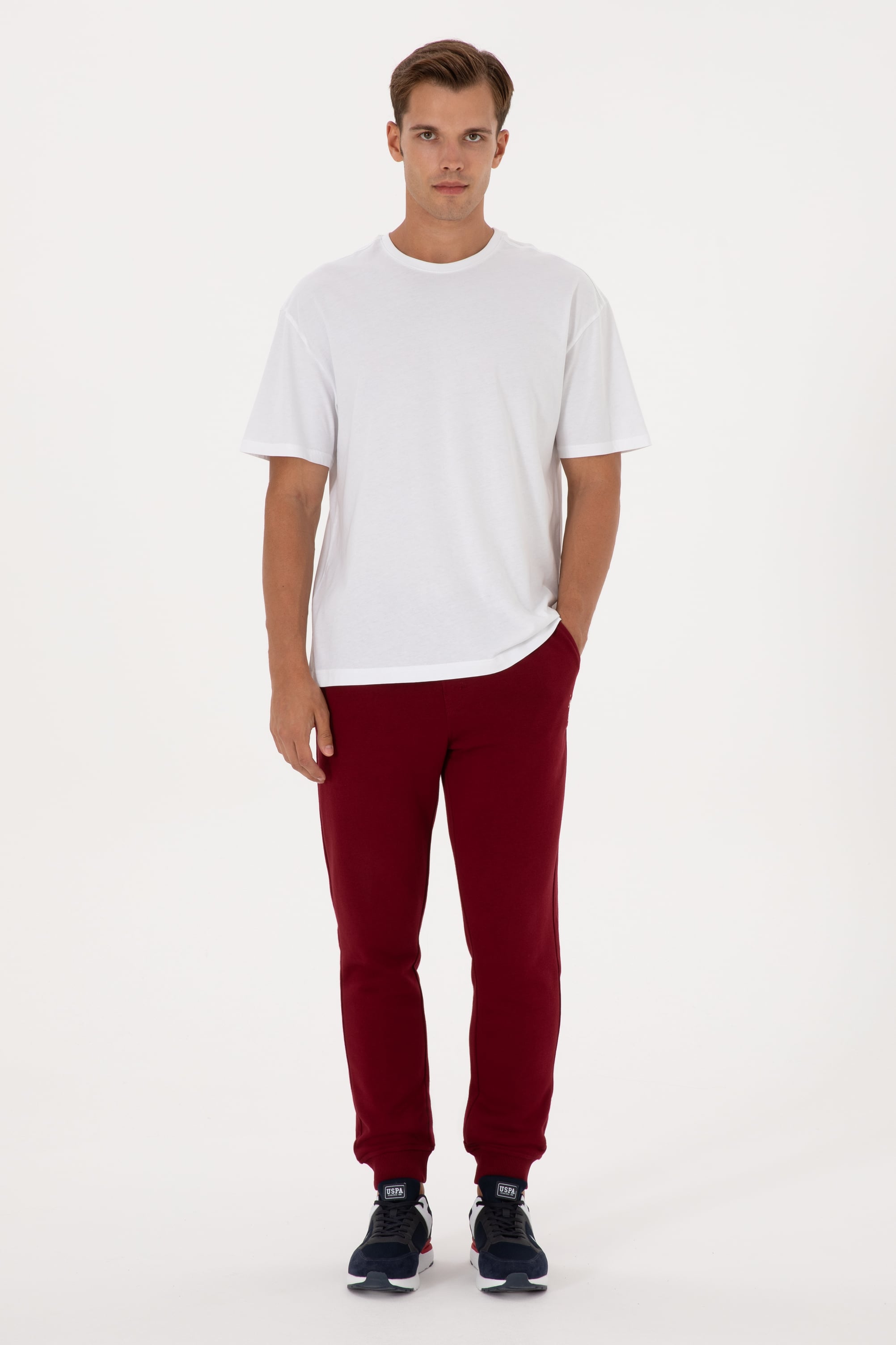 Erkek Bordo Eşofman Altı - Image 1