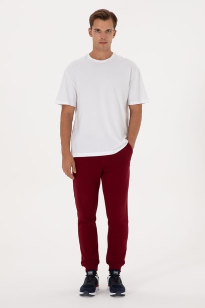 Erkek Bordo Eşofman Altı