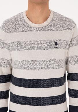 Erkek Regular Fit Bisiklet Yaka Açık Lacivert Kazak - 50307872014