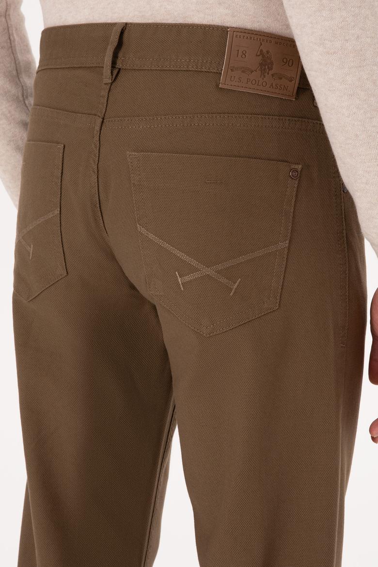 Erkek Haki Slim Fit Kanvas / Chino Pantolon - 50310340248