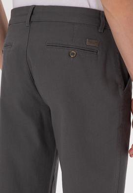 Erkek Gri Regular Fit Kanvas / Chino Pantolon - 50311605375