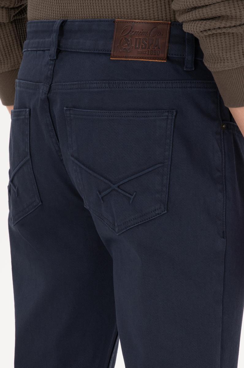 Erkek Koyu Mavi Slim Fit Jean Pantolon