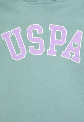 Kız Çocuk Şardonlu Kapüşonlu Mint Sweatshirt - 50317890037