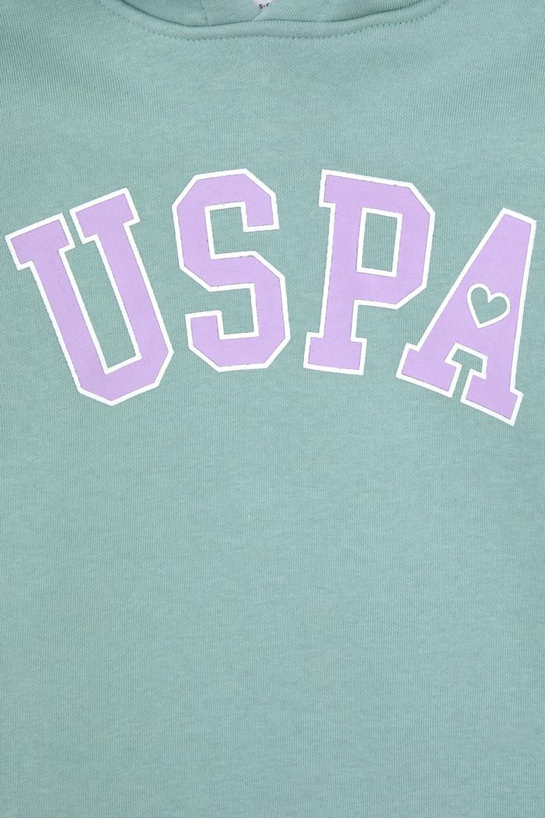 Kız Çocuk Şardonlu Kapüşonlu Mint Sweatshirt - 50317890037