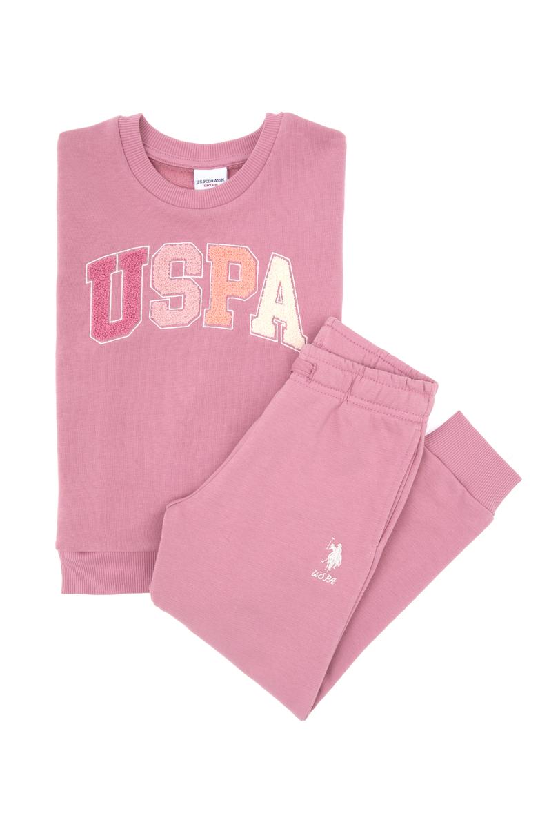 Kız Çocuk Pembe Eşofman Takımı
