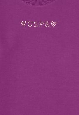 Kız Çocuk Menekşe Bisiklet Yaka Sweatshirt - 50317960004