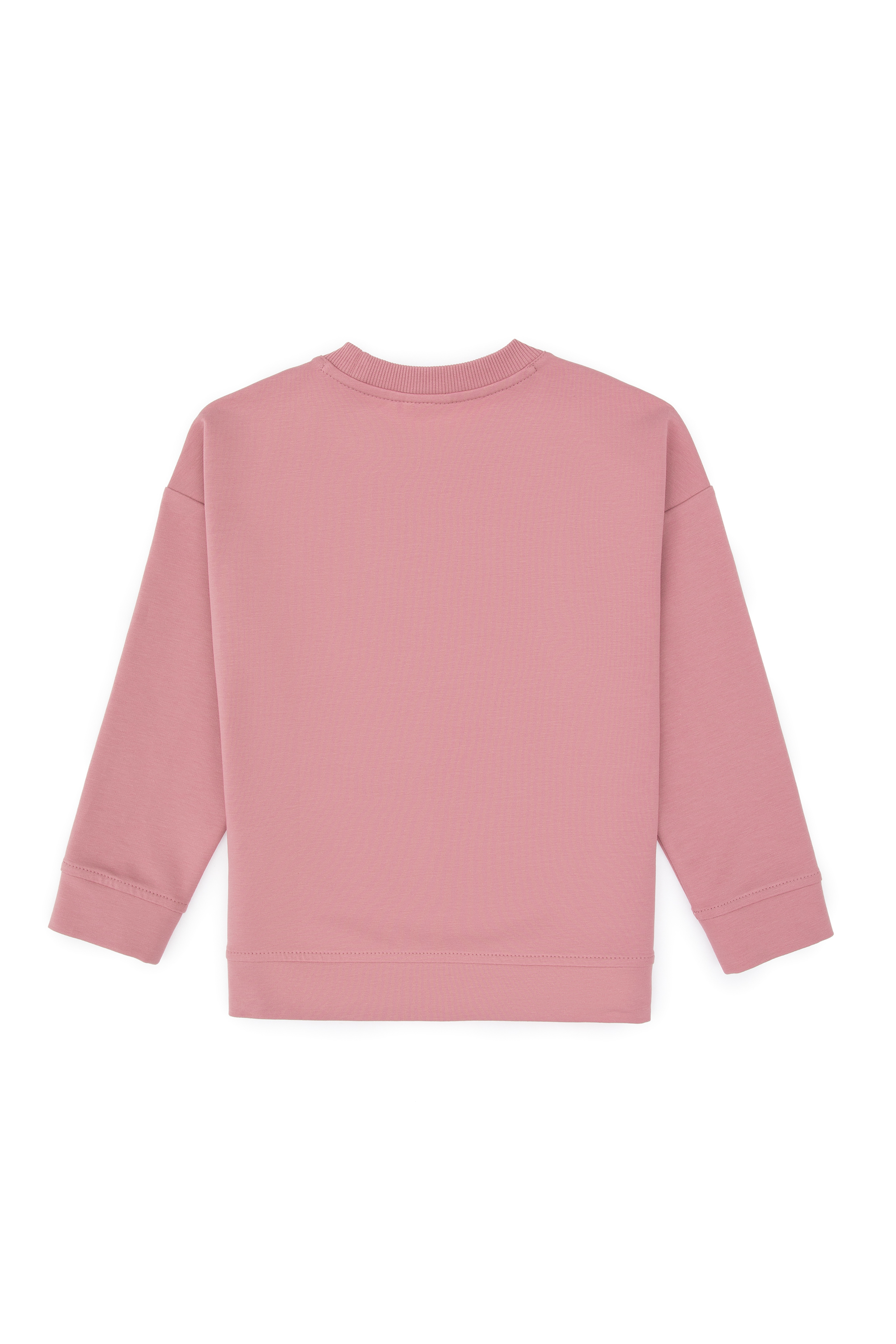 Kız Çocuk Orkide Bisiklet Yaka Sweatshirt - Image 3