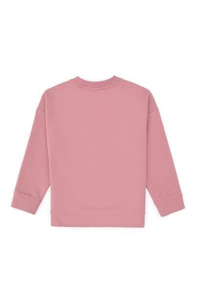 Kız Çocuk Orkide Bisiklet Yaka Sweatshirt