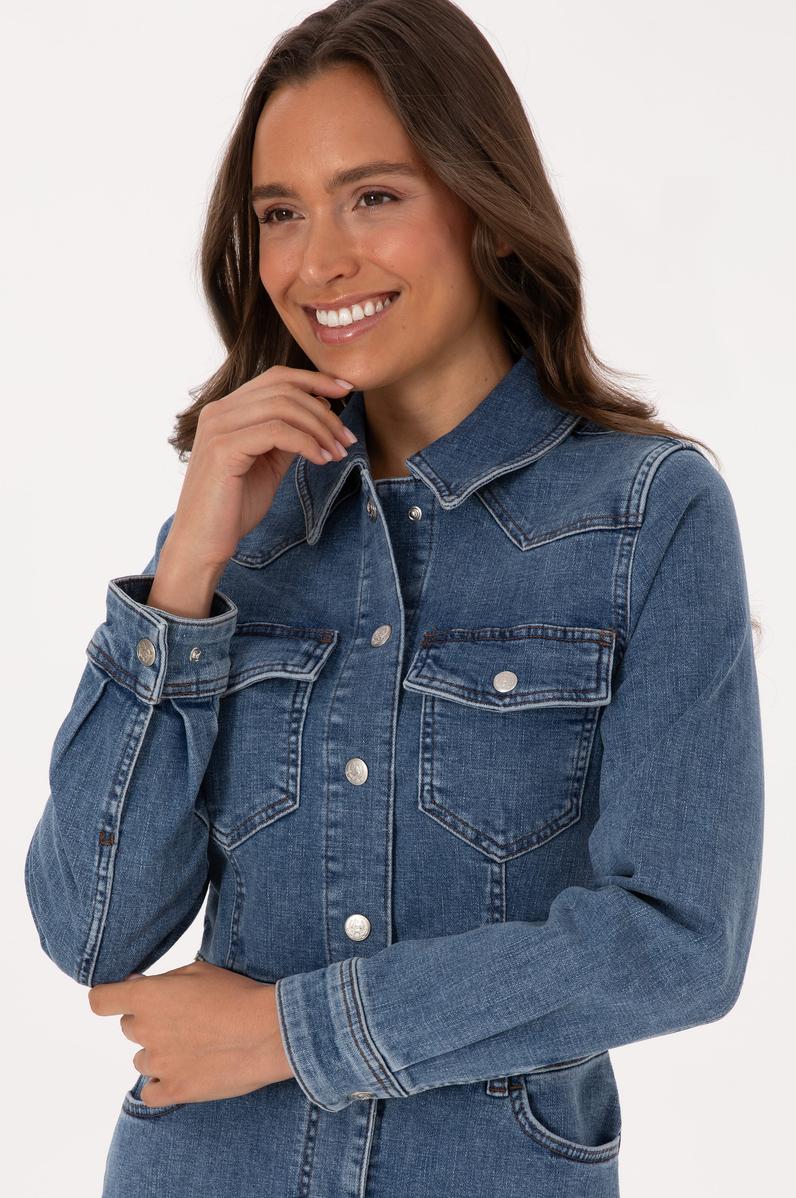 Kadın Mavi Jean Elbise