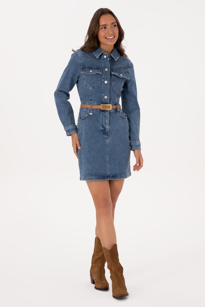 Kadın Mavi Jean Elbise