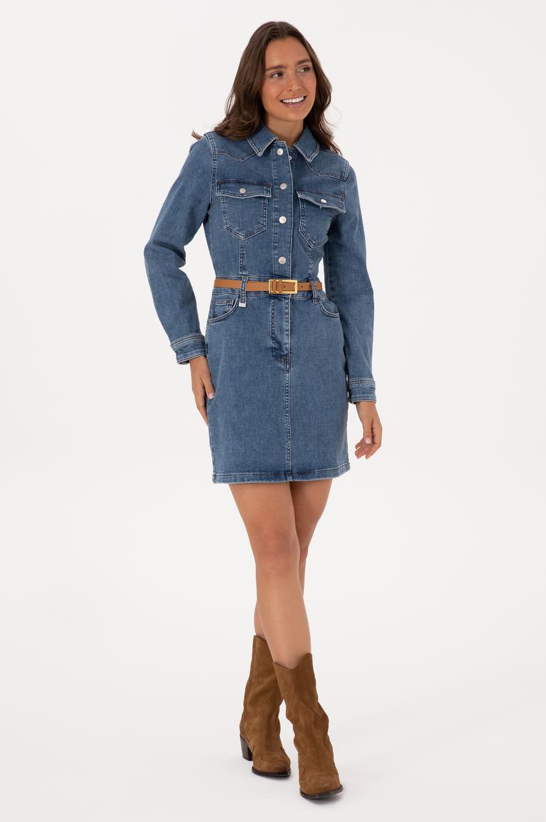 Kadın Mavi Jean Elbise