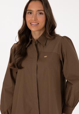 Kadın Haki Dokuma Elbise - 50316608003