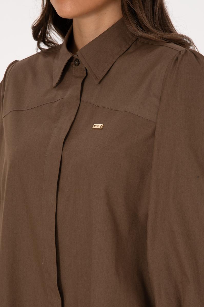 Kadın Haki Dokuma Elbise