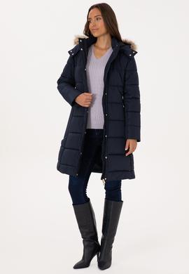 Kadın Lacivert Kaban - 50308001014