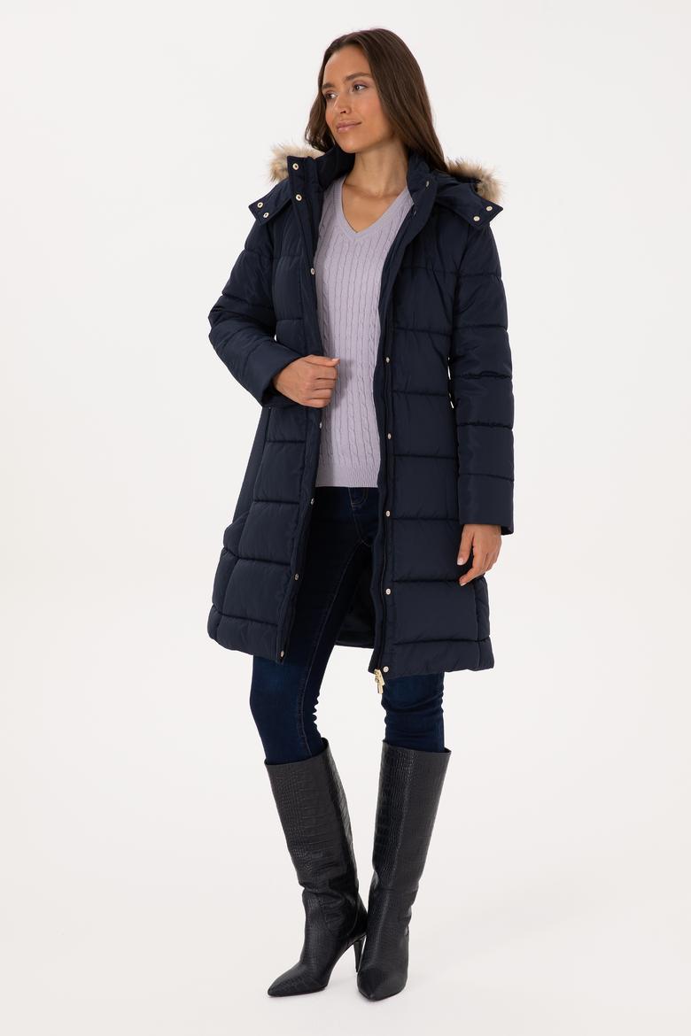 Kadın Lacivert Kaban - 50308001014