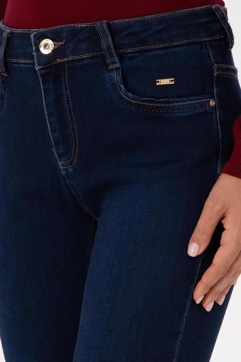 Kadın Koyu Mavi Skinny Jean Pantolon - 50317626002