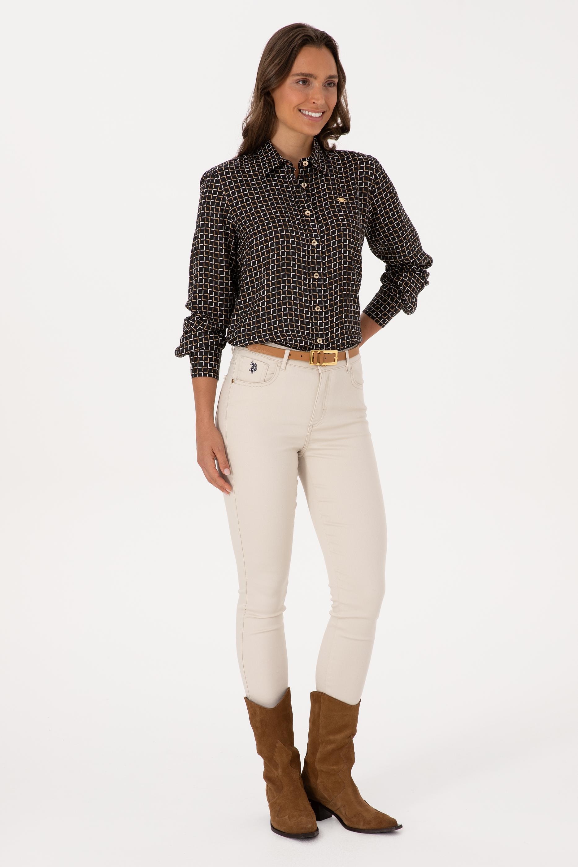 Kadın Siyah Uzun Kollu Gömlek