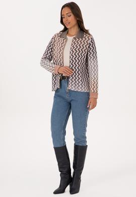 Kadın Taş Triko Hırka - 50309560007