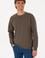 Erkek Comfort Fit Bisiklet Yaka Şardonlu Vizon Basic Sweatshirt