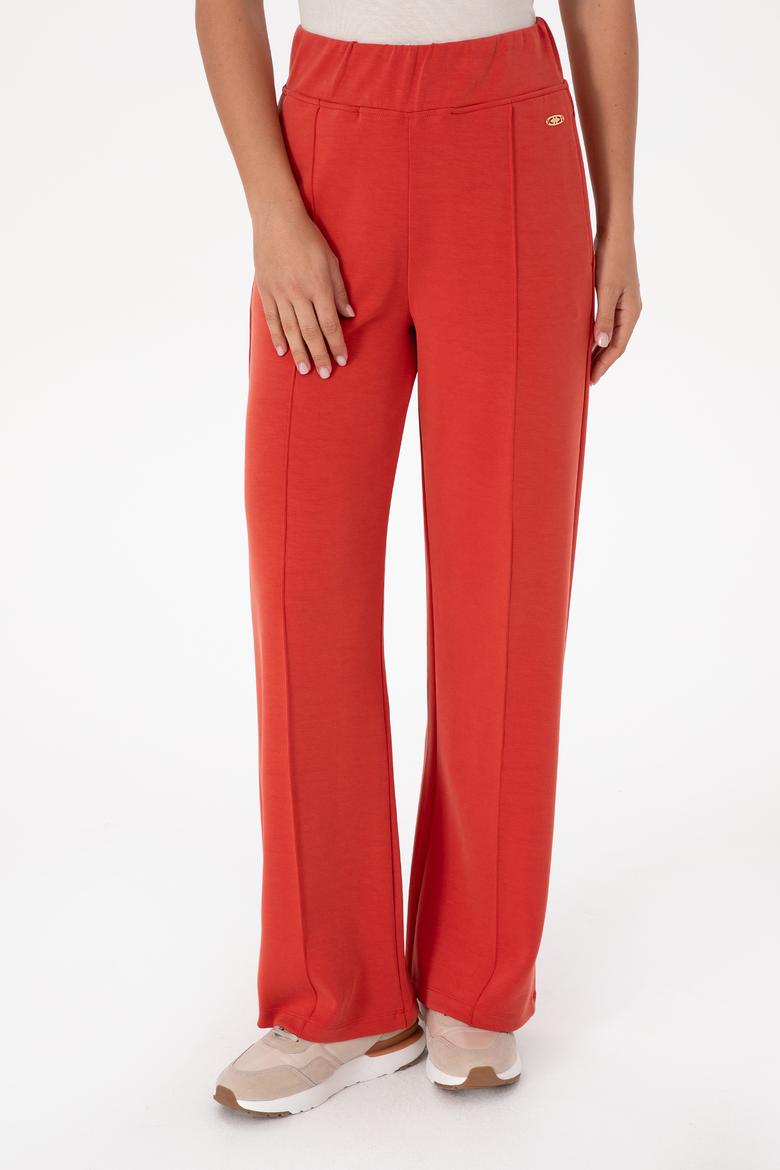 Kadın Kiremit Modal Karışımlı Loose Fit Eşofman Altı - 50307761094