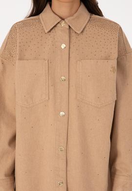 Kadın Camel Jean Gömlek - 50316827013