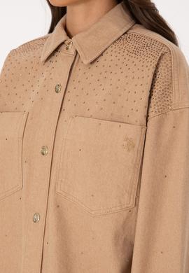 Kadın Camel Jean Gömlek - 50316827013