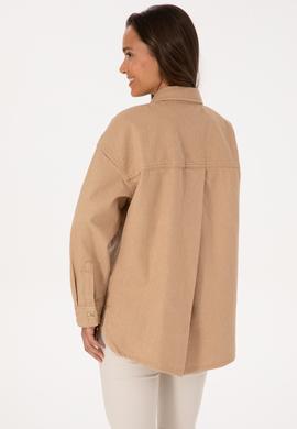 Kadın Camel Jean Gömlek - 50316827013