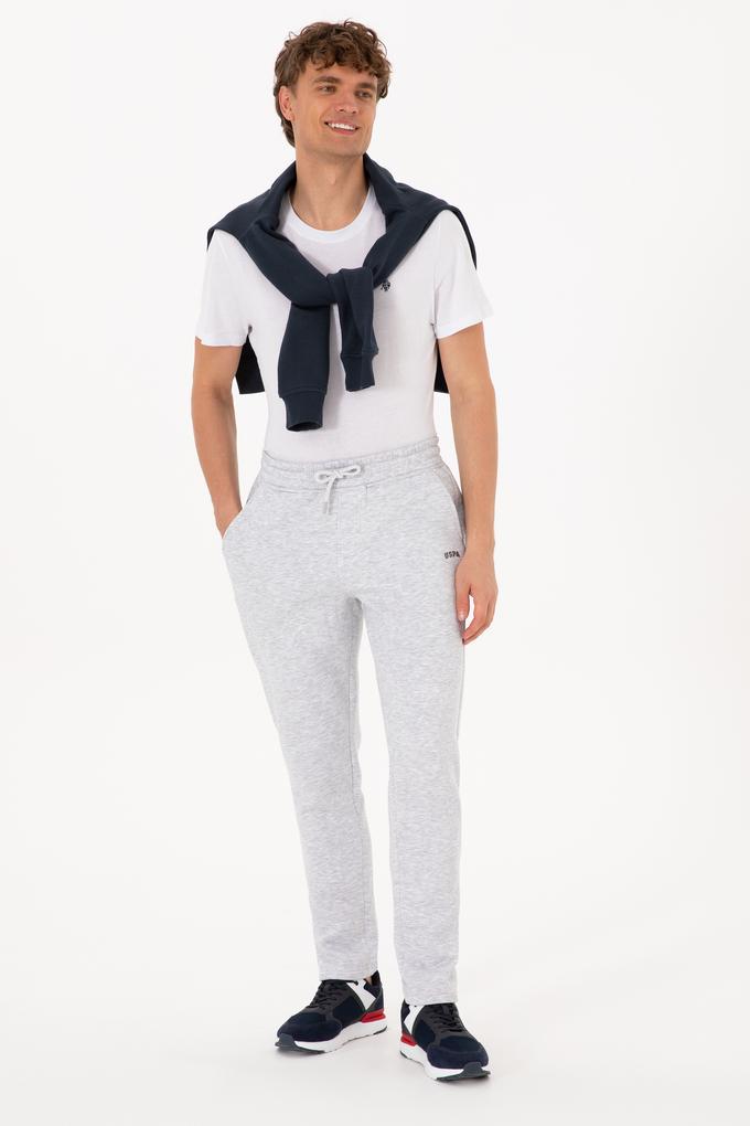 Erkek Açık Gri Şardonlu Eşofman Altı