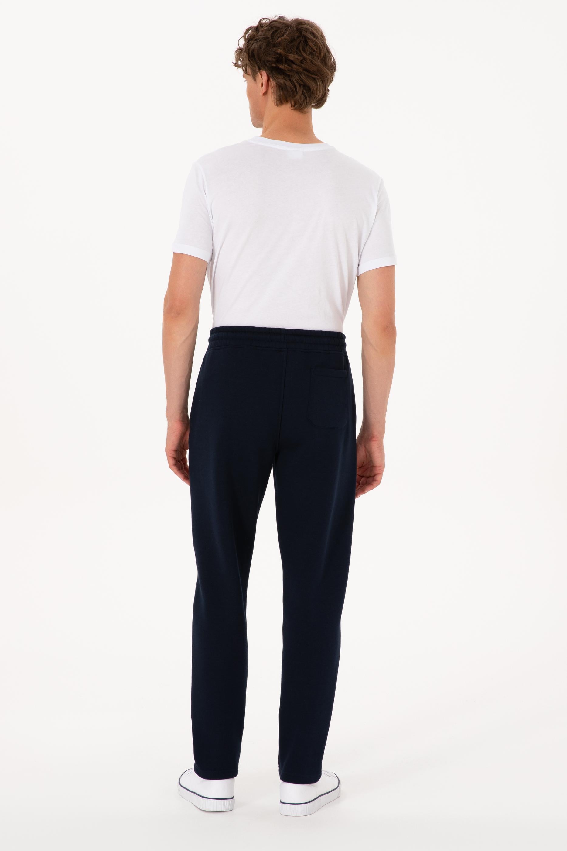 Erkek Lacivert Şardonlu Eşofman Altı