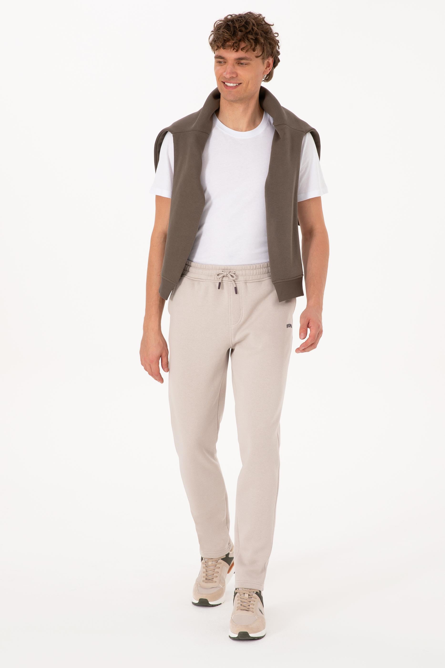 Erkek Taş Şardonlu Eşofman Altı