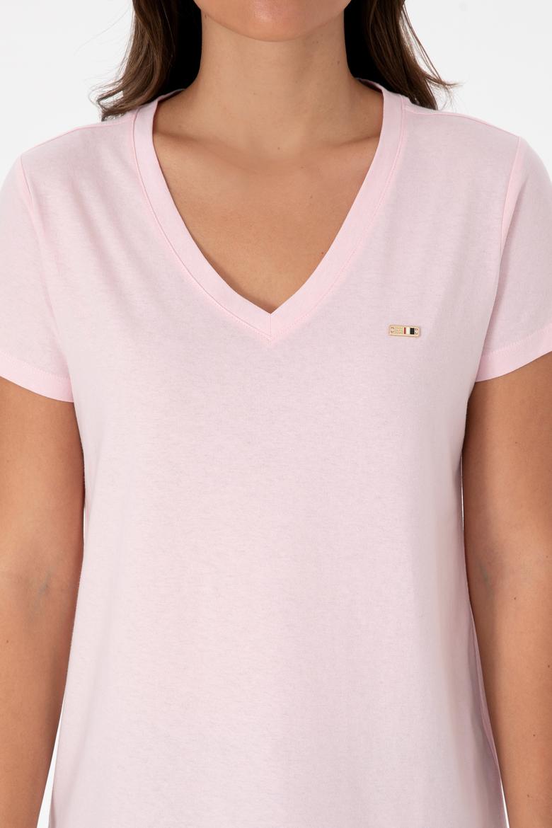 Kadın Açık Pembe Tişört - 50320026015