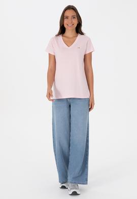 Kadın Açık Pembe Tişört - 50320026015