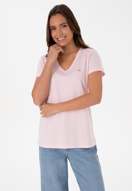 Kadın Açık Pembe Tişört - 50320026015