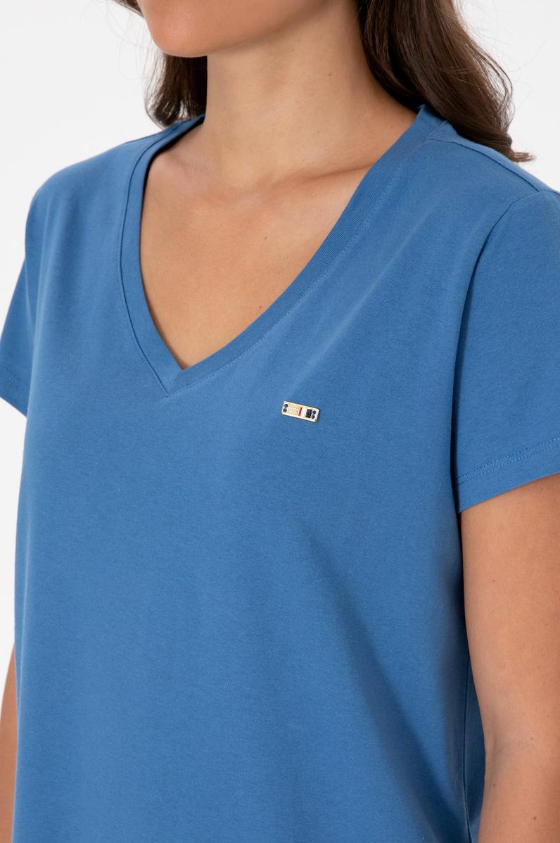 Kadın İndigo Tişört