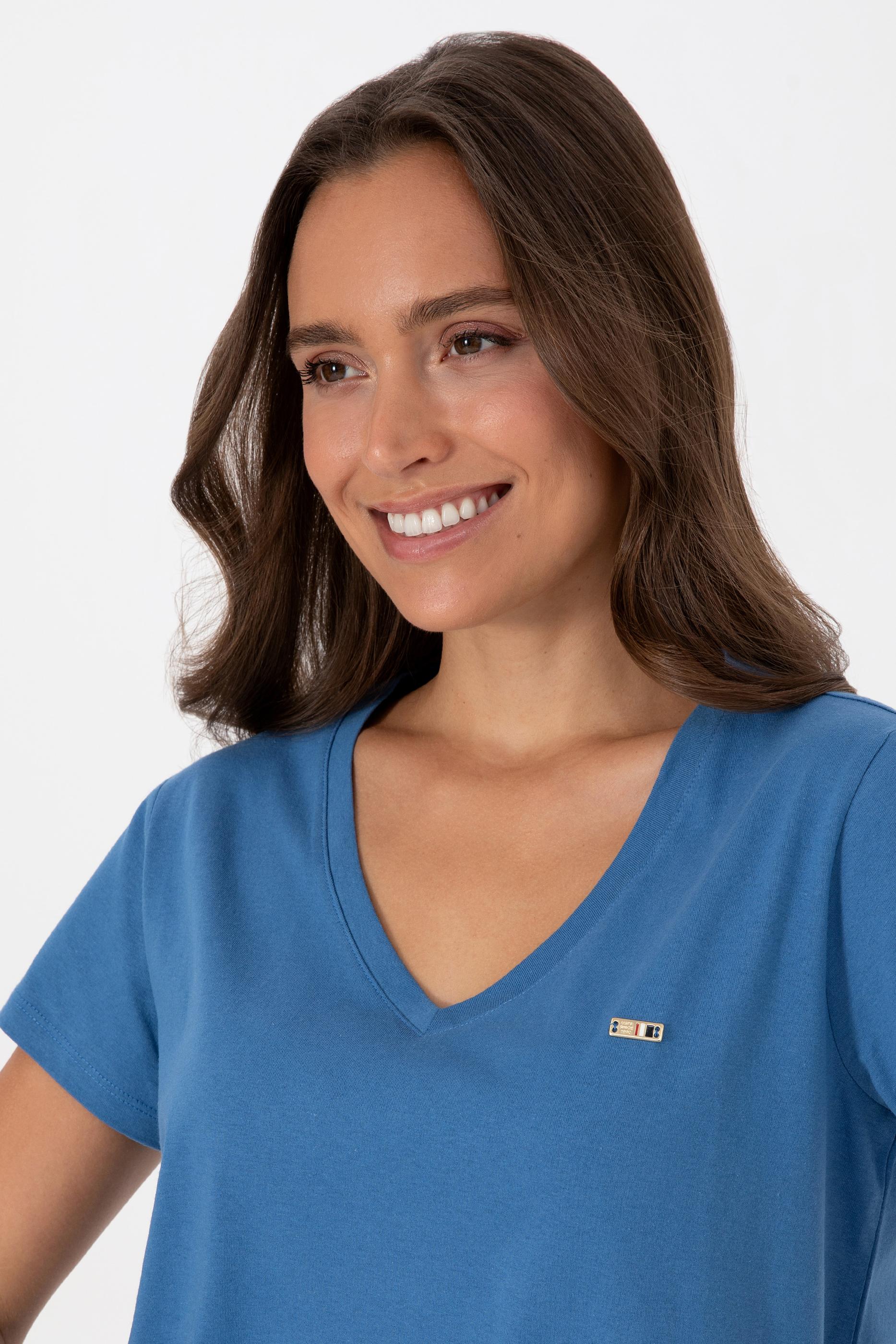 Kadın İndigo Tişört