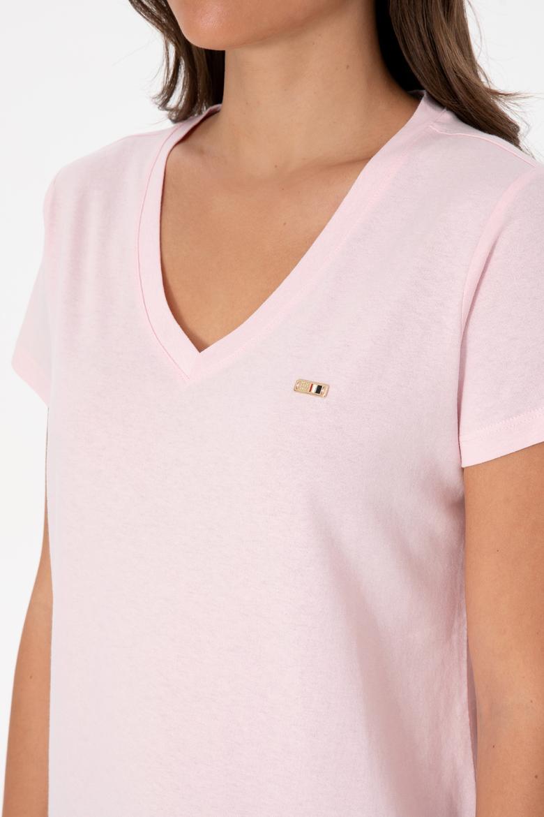 Kadın Açık Pembe Tişört - 50320026015